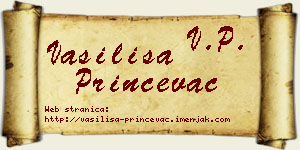 Vasilisa Prinčevac vizit kartica